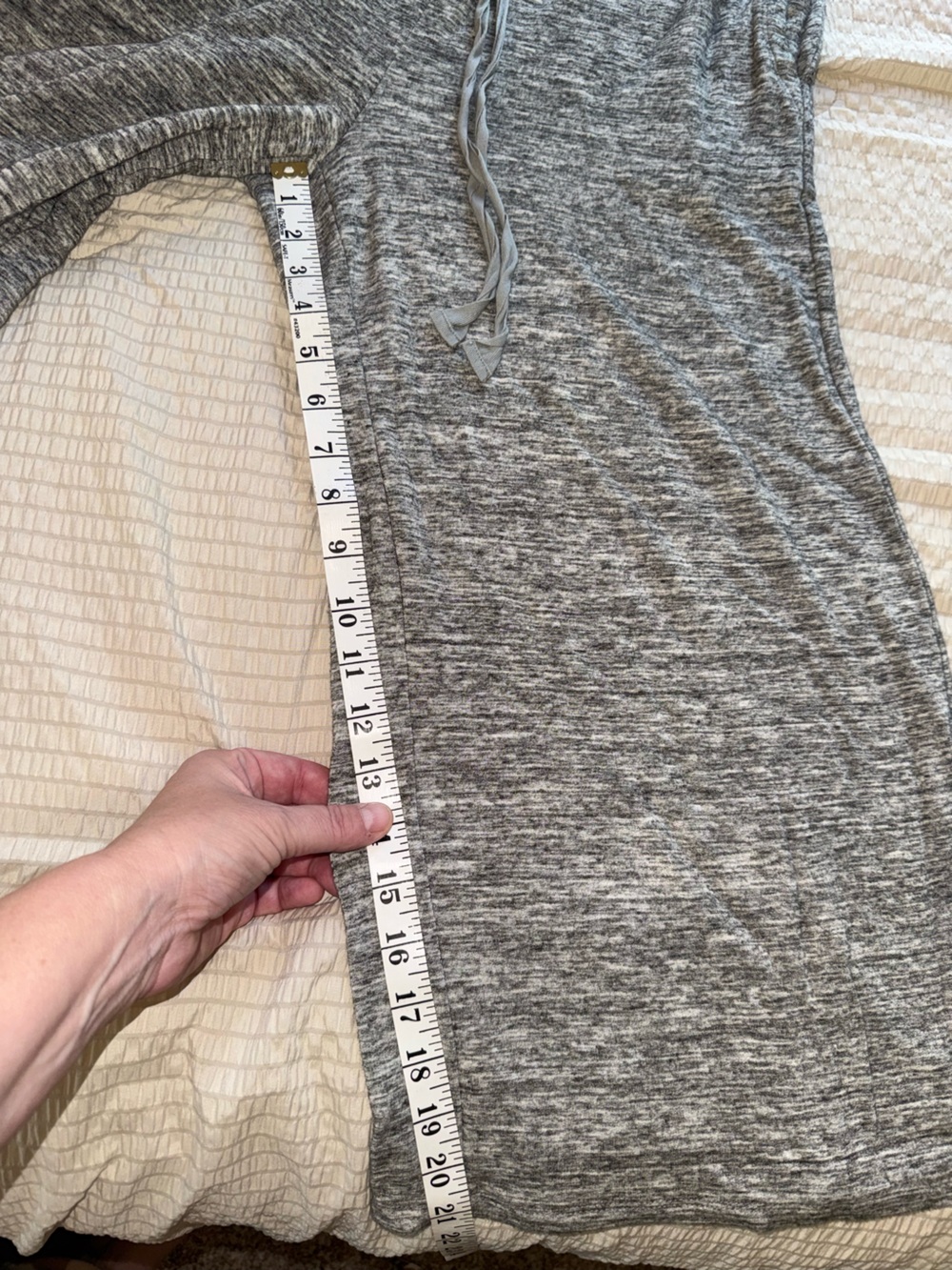 Daily Ritual Grey Cropped Jumpsuit medium - Picture 5 of 8